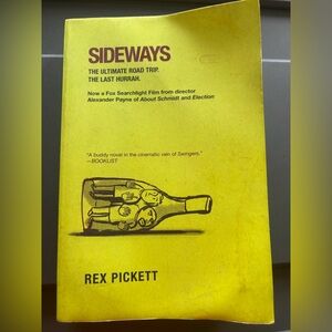 Sideways The Ultimate Roadtrip Yellow Paperback Book